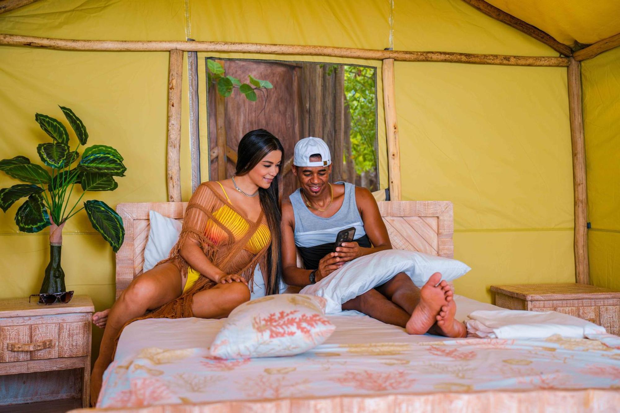 Glamping Ecolodge Cueva De Las Aguilas Pedernales Bagian luar foto